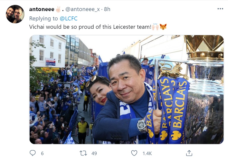 Vichai sẽ rất tự hào vì tập thể Leicester này