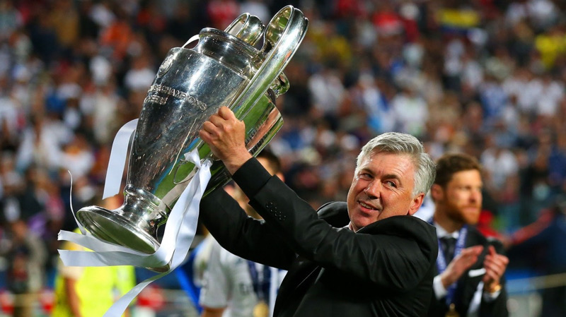 HLV Carlo Ancelotti gặt hái nhiều thành công trong những năm tháng tại Real Madrid