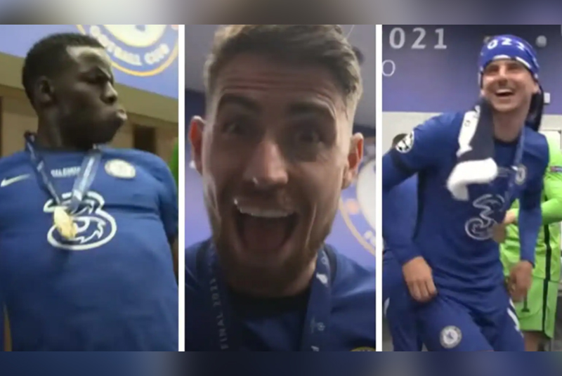 "50 sắc thái" của Chelsea trong phòng thay đồ sau chức vô địch C1