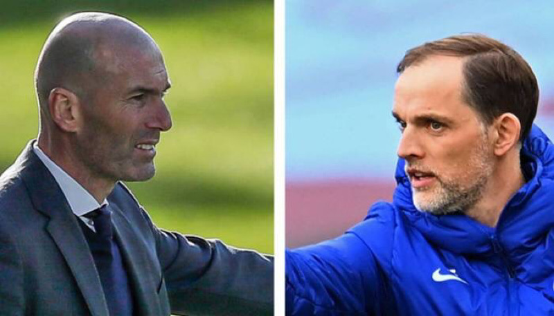 HLV Tuchel và Zidane phát biểu trước trận Chelsea vs Real Madrid