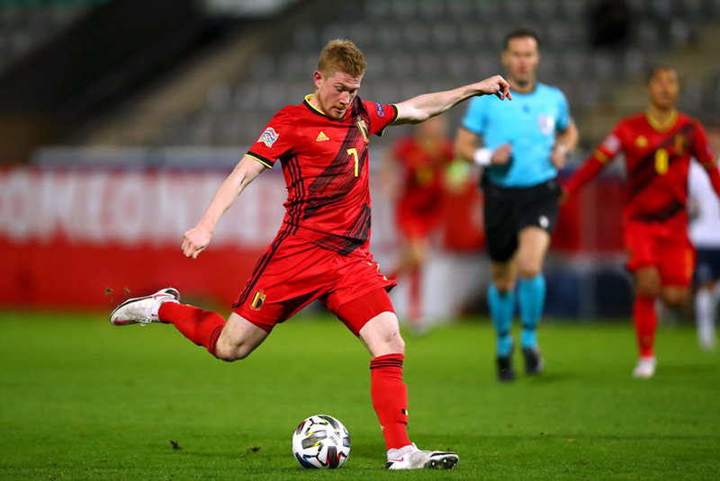 Cầu thủ đắt giá nhất EURO 2021: De Bruyne đóng vai trò "đầu tàu" của ĐT Bỉ tại VCK Euro 2021