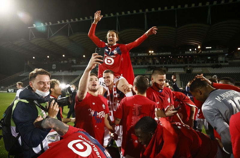 Lille vô địch Ligue 1 sau 10 năm chờ đợi