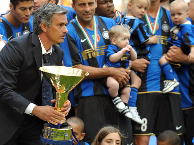 Mourinho từng cùng Inter Milan giành Scudetto vào mùa giải 2009/2010