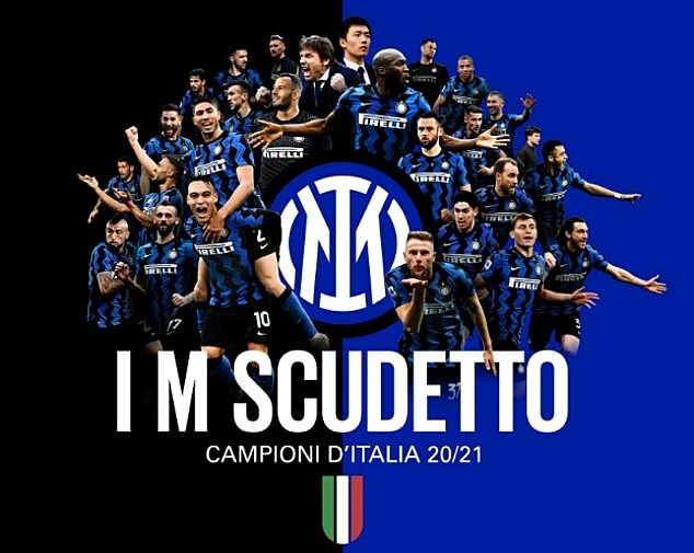 Inter Milan chính thức lên ngôi Serie A mùa giải 2020/2021