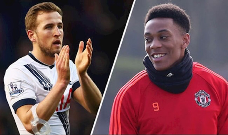 Tottenham đang cân nhắc ý tưởng đổi Kane lấy Martial