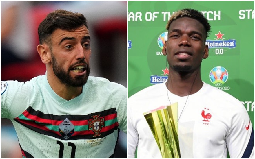 Bruno Fernandes gửi lời chúc đến Paul Pogba