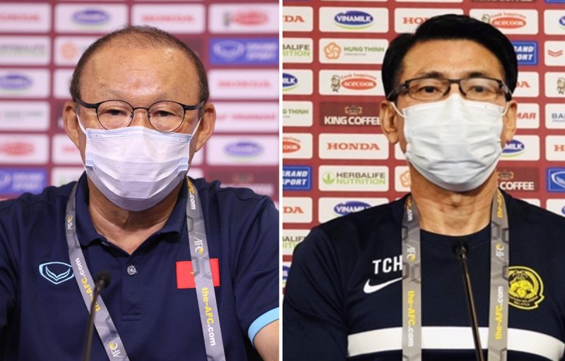 Thầy Park và HLV Tan Cheng Hoe nói gì ở họp báo sau trận Việt Nam vs Malaysia?