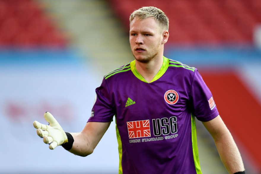 Aaron Ramsdale trong màu áo Sheffield United