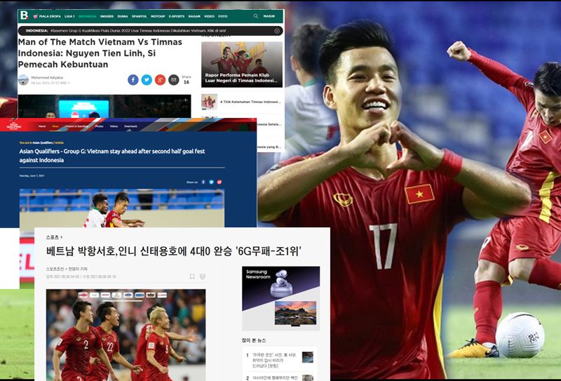 Truyền thông châu Á ngã mũ trước màn trình diễn đẳng cấp của ĐT Việt Nam