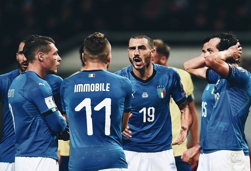 Đội tuyển Ý được lịch sử chống lưng khi đối đầu với đội tuyển Áo