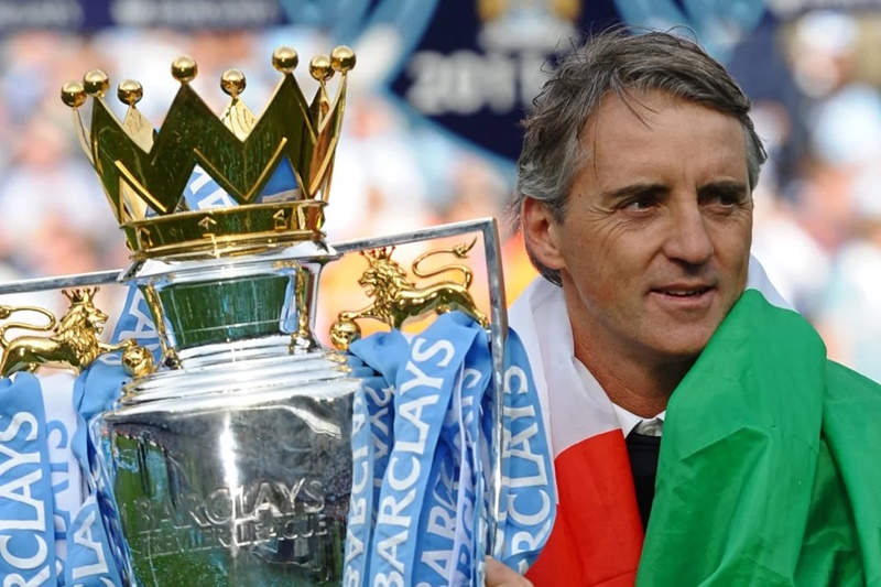 Mancini giúp Man City vô địch Premier League