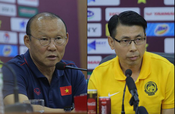 HLV Park Hang-seo và người đồng cấp Tan Cheng Hoe là 2 nhân vật chính của buổi họp báo trước trận Việt Nam vs Malaysia