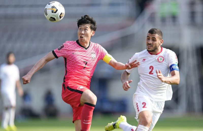 Trực tiếp Hàn Quốc vs Lebanon: Đội khách dẫn trước 1-0