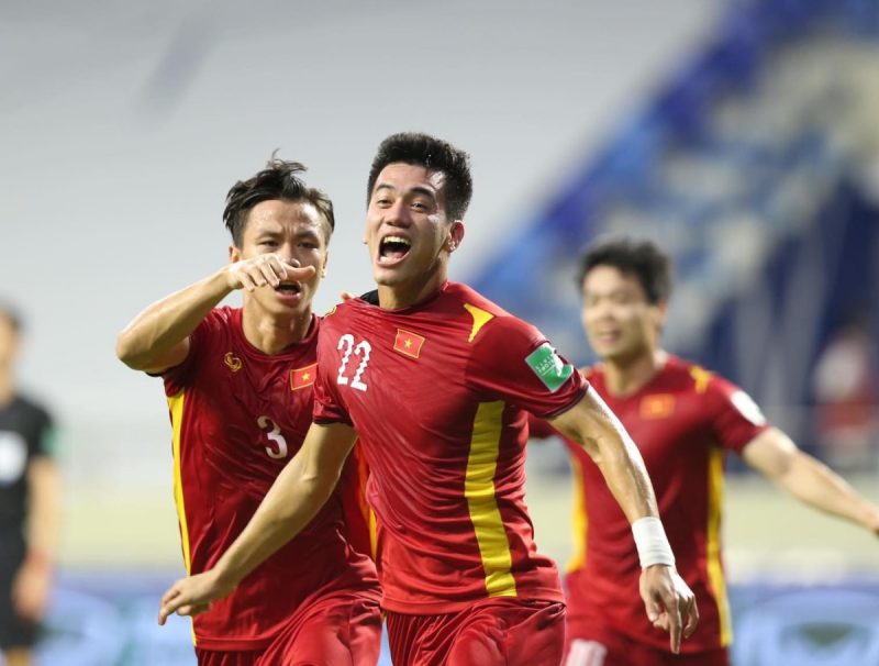 Tiến Linh tỏa sáng giúp ĐT Việt Nam dẫn trước 1-0 ở phút 27 của trận đấu
