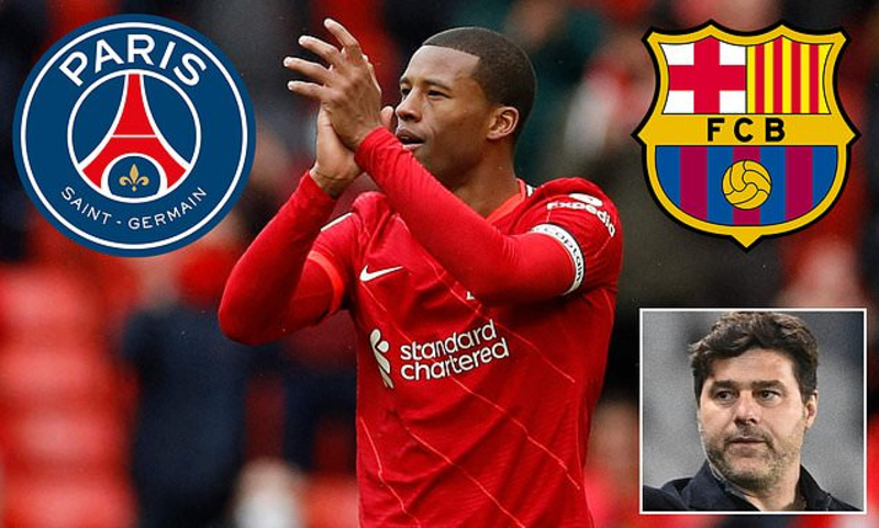 Barcelona và PSG đang tranh giành để có được chữ ký của Wijnaldum