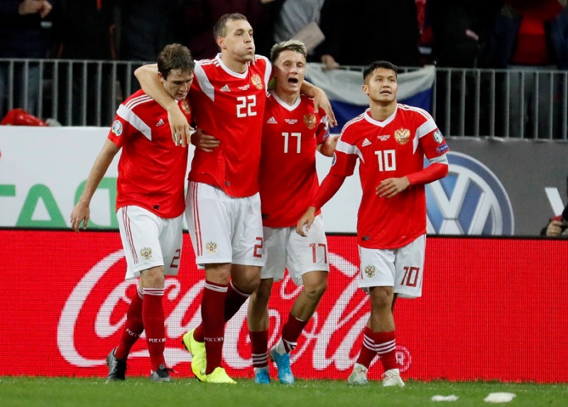 Đội tuyển Nga đang rất mong mỏi vào một chiến thắng trước thềm Euro 2021