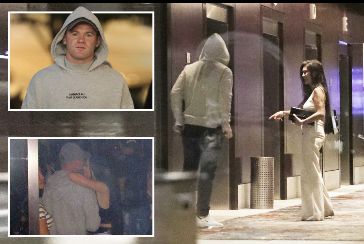 Rooney từng bị ghi lại ảnh vào khách sạn cùng gái lạ năm 2017