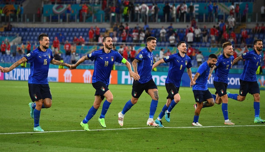 Đội tuyển Ý có một tinh thần thép tại EURO 2021