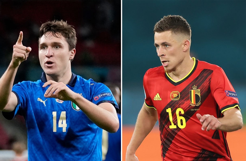 Liệu ai sẽ là người tạo ra sự khác biệt trong trận chung kết sớm của EURO 2020 giữa hai ông lớn Bỉ và Ý?