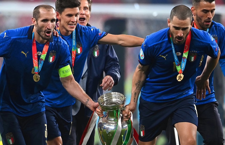 Leonardo Bonucci cùng các đồng đội đã lên ngôi vô địch EURO 2021 một cách hoàn toàn xứng đáng