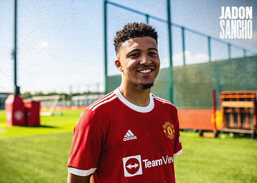 Jadon Sancho chính thức khoác áo Manchester United trong mùa giải mới