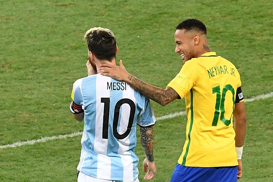 Brazil của Neymar đang thắng nhiều hơn Argentina của Messi