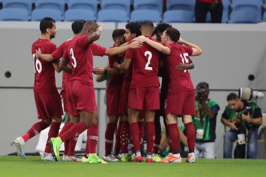 Đội tuyển Qatar rất quyết tâm đánh bại El Salvador để giành quyền vào bán kết