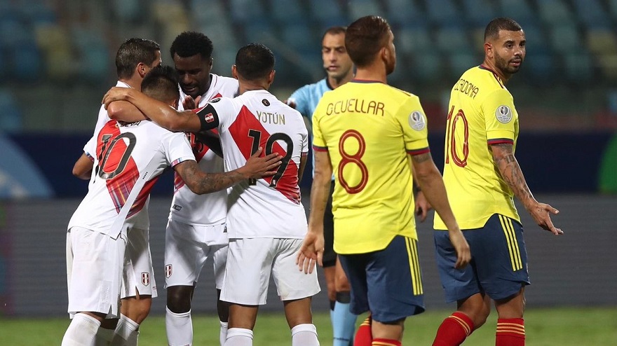 Colombia vs Peru đã gặp nhau một lần tại giai đoạn vòng bảng