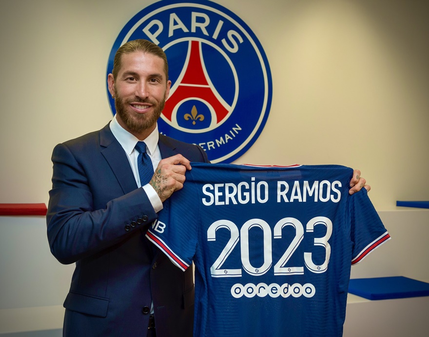 Sergio Ramos đã gia nhập PSG
