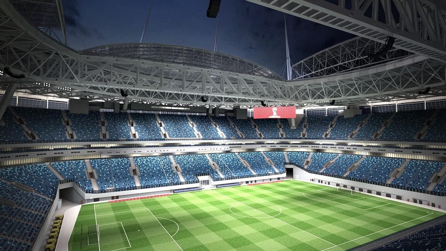 SVĐ Krestovsky (Saint Petersburg, Nga) là địa điểm tổ chức trận chung kết Champions League 2021/22