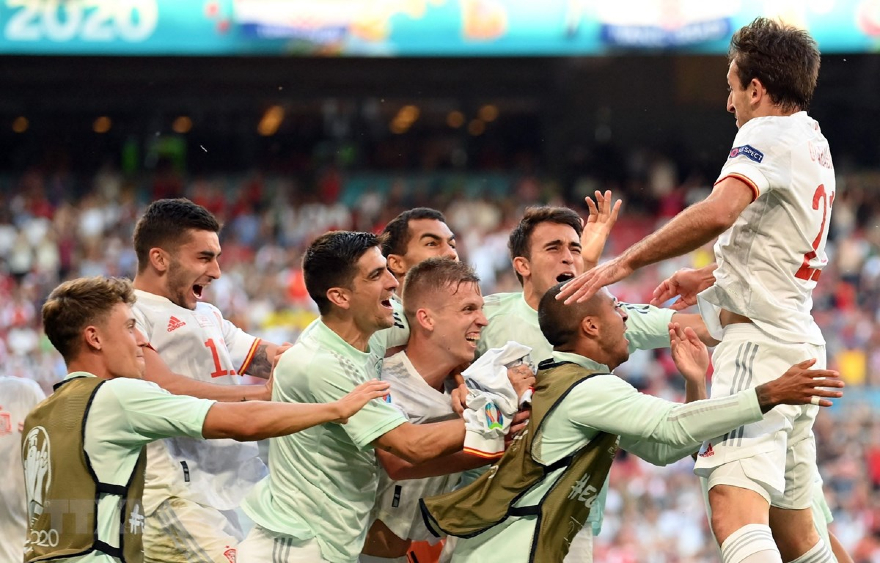 Tây Ban Nha vừa ghi 10 bàn trong hai trận gần đây nhất tại EURO 2021