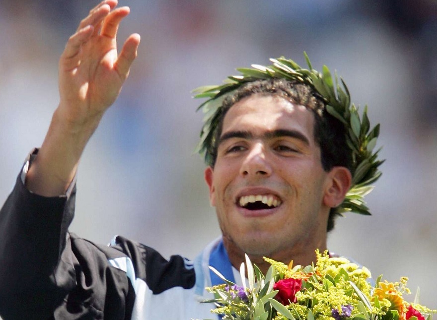 Tevez ghi tới 8 bàn tại Olympic 2004