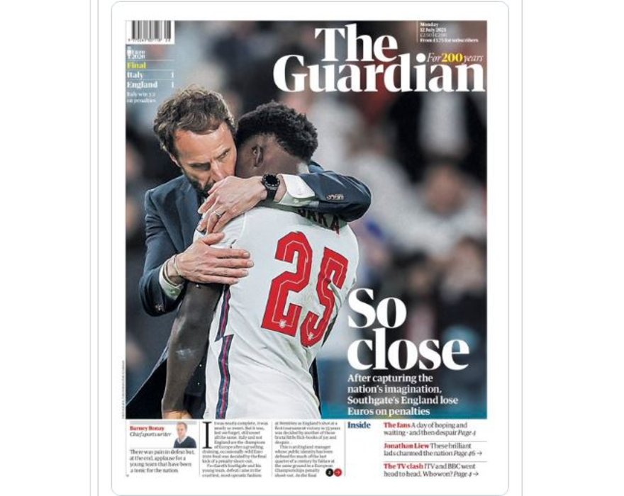 Tờ The Guardian có bài viết nhìn về hướng tích cực trong hành trình của tuyển Anh tại EURO 2021