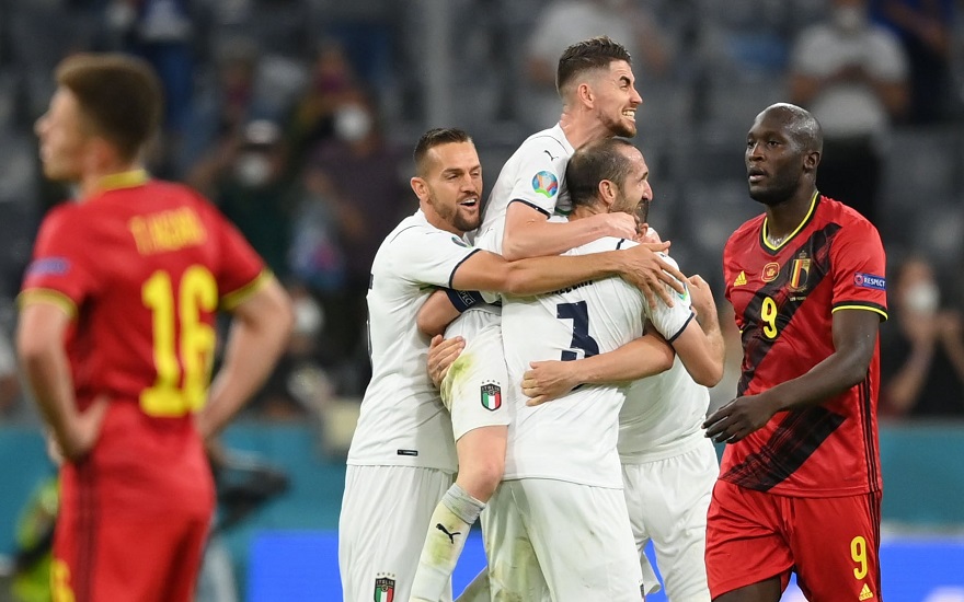 Ý nối dài mạch bất bại sau khi đánh bại Bỉ để có vé tại bán kết EURO 2021