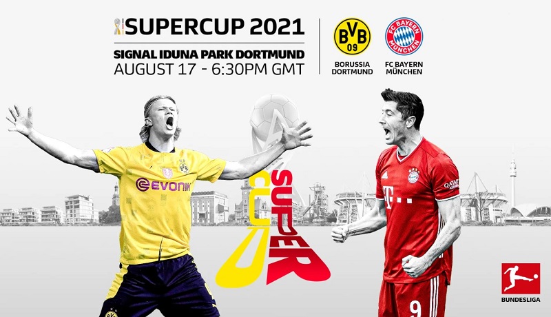 Trận Siêu Cúp Đức giữa Dortmund vs Bayern Munich diễn ra vào lúc 01h30 ngày 18/08