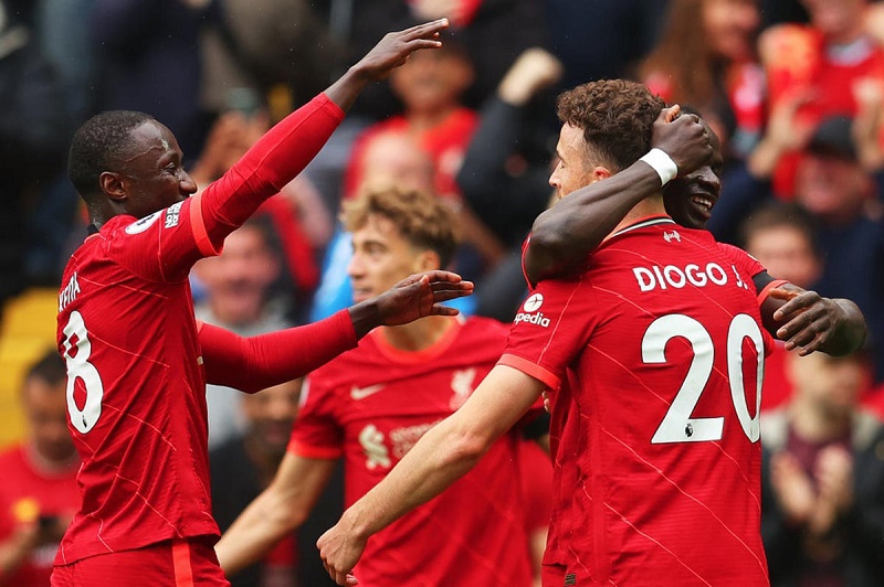 2 pha lập công của Diogo Jota (phút 18) và Sadio Mane (phút 69) đã giúp Liverpool giành thắng lợi 2-0 và tạm dẫn đầu BXH Ngoại Hạng Anh 2021/2022.