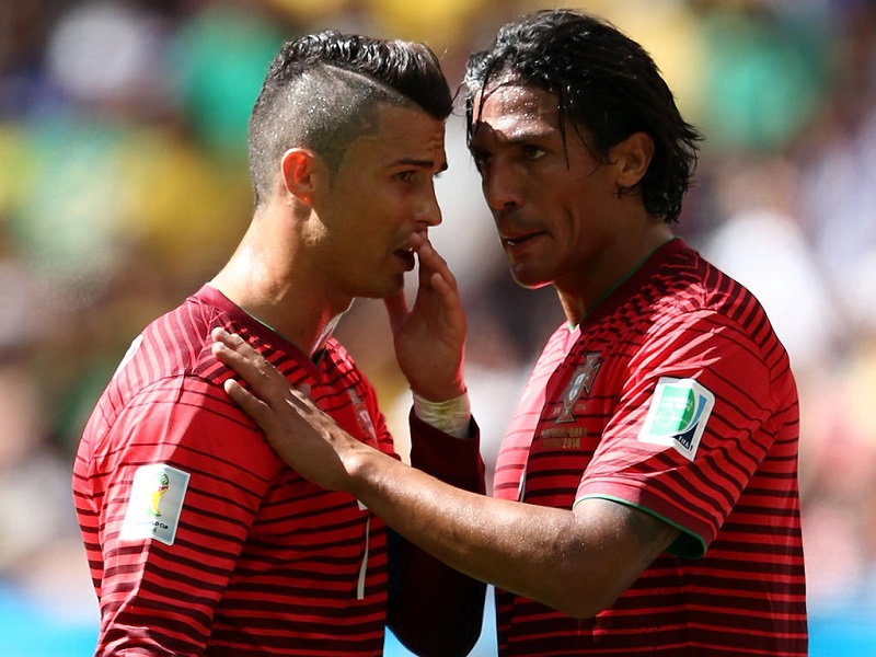 Ronaldo và Bruno Alves có gần 20 năm "vào sinh ra tử" ở ĐT Bồ Đào Nha