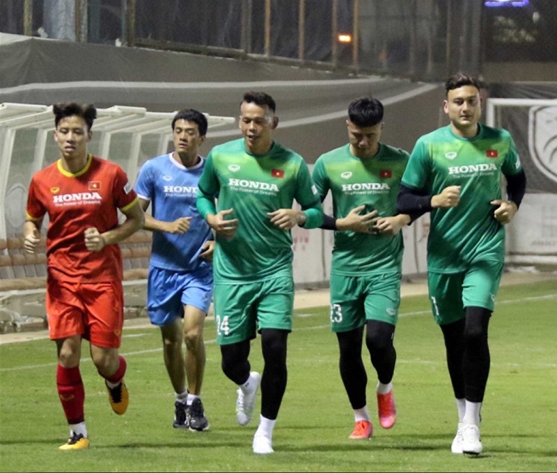 Văn Lâm được trao áo số 1 trong buổi tập mới nhất của ĐT Việt Nam trước trận gặp Saudi Arabia