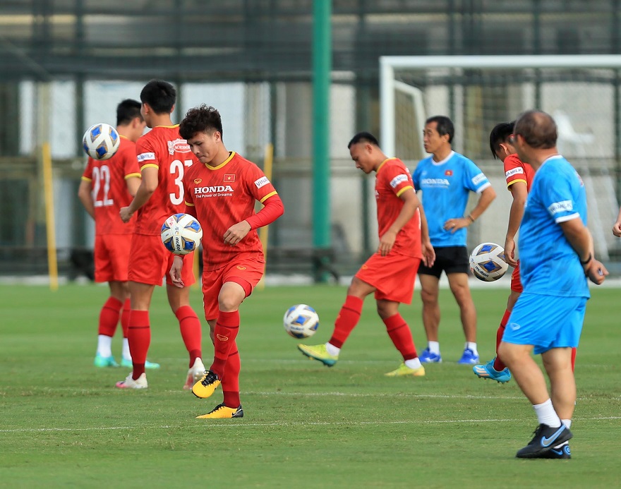 Thầy trò HLV Park Hang-seo vẫn đang trong quá trình tập luyện chuẩn bị cho vòng loại thứ thứ 3 World Cup 2022 sẽ khởi tranh vào đầu tháng 9 tới đây