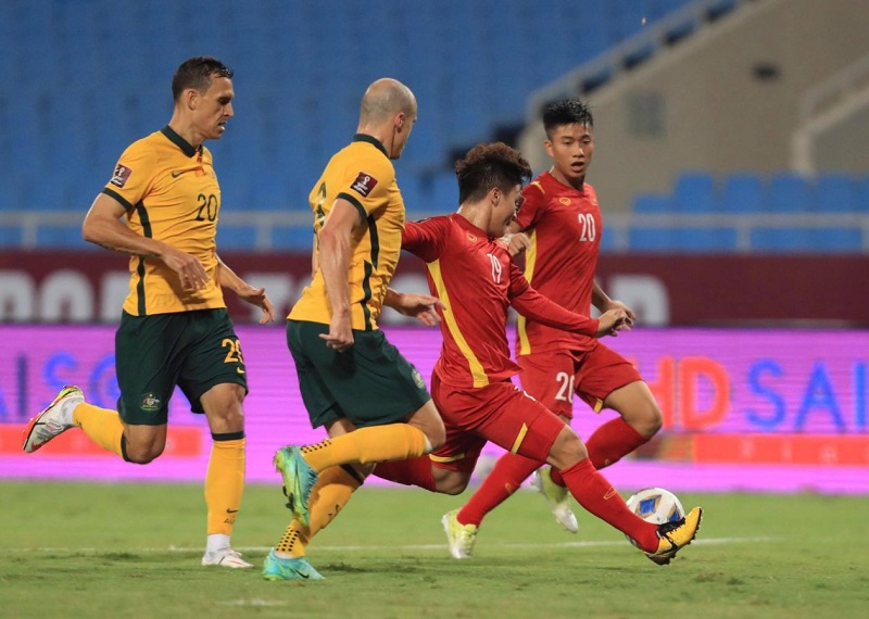 HLV Park Hang-seo cho rằng các cầu thủ Việt Nam đã thi đấu tốt và không tỏ ra lép vế quá nhiều trước tuyển Úc