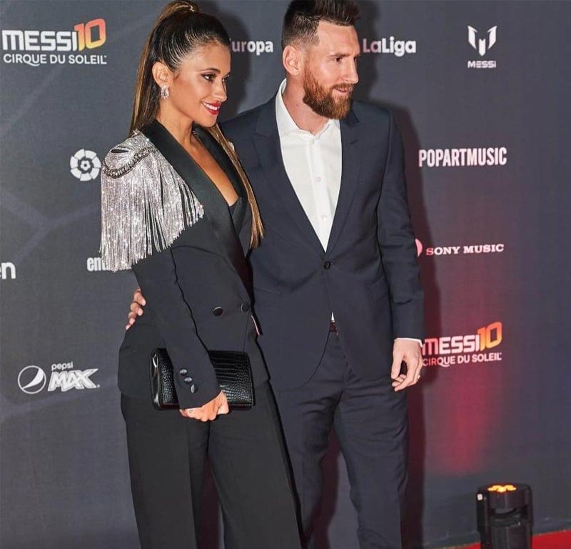 Messi luôn đưa vợ góp mặt ở mọi sự kiện