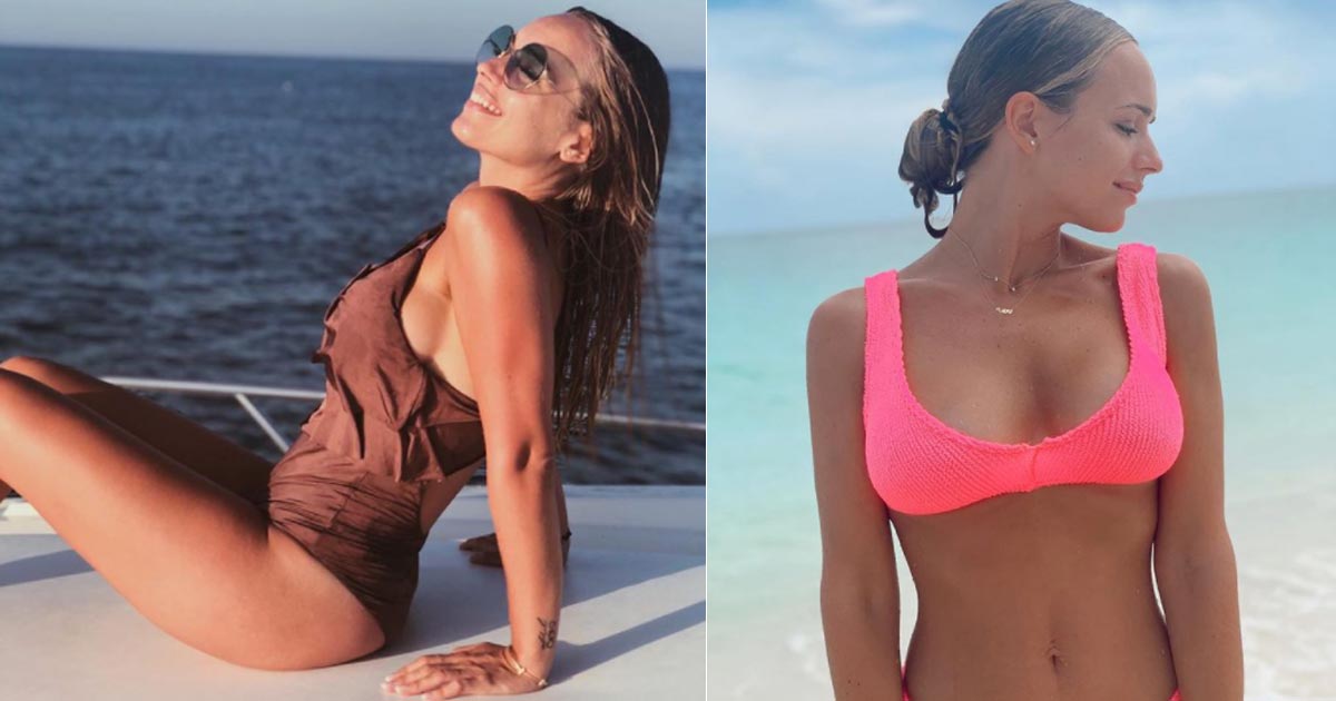Vợ Jordi Alba khoe nhan sắc và body cực phẩm trong bikini