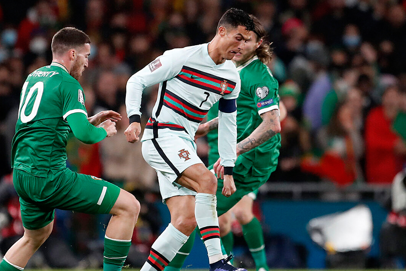 Bồ Đào Nha tự đưa mình vào thế khó khi mất điểm trước Ireland