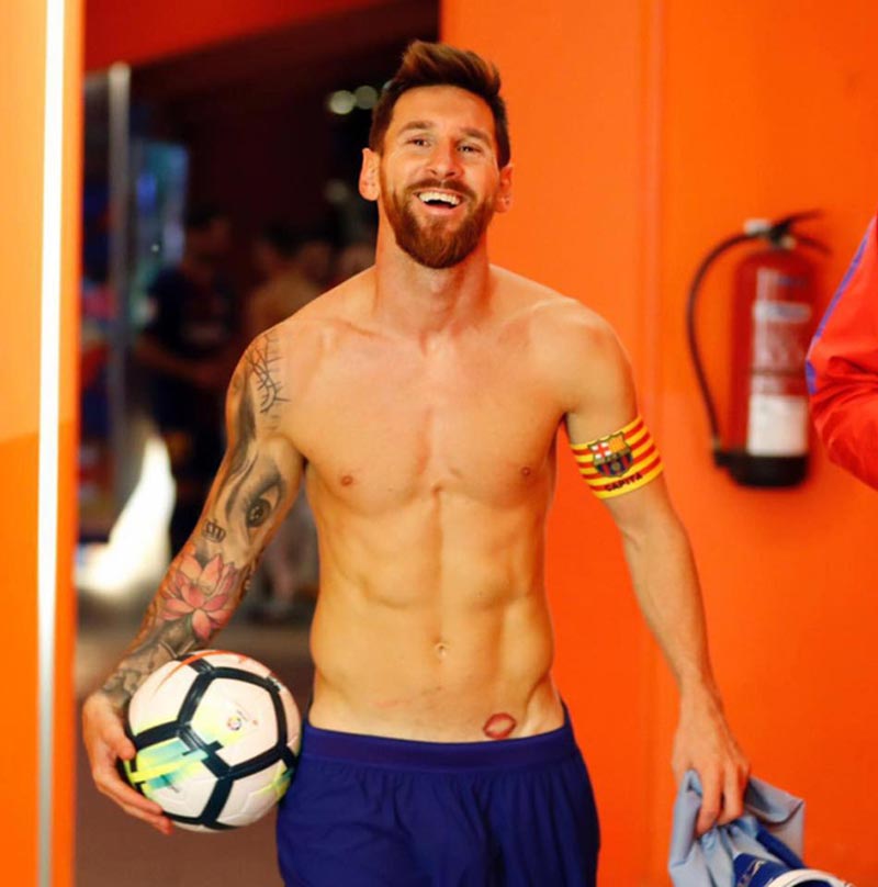 hình xăm của Messi