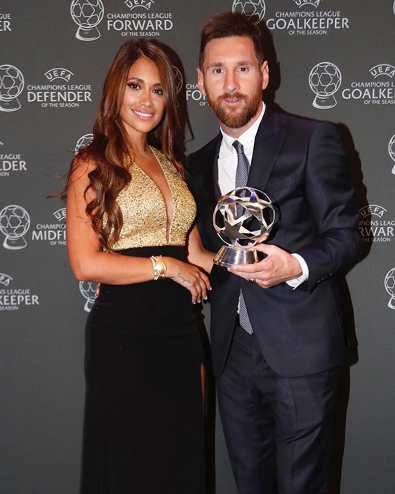 nhan sắc vợ của Messi