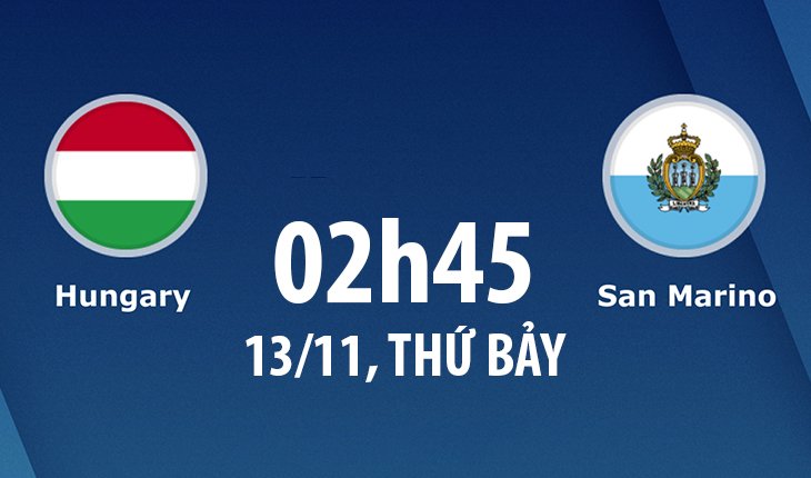 Nhận định soi kèo Hungary vs San Marino, 2h45 ngày 13/11