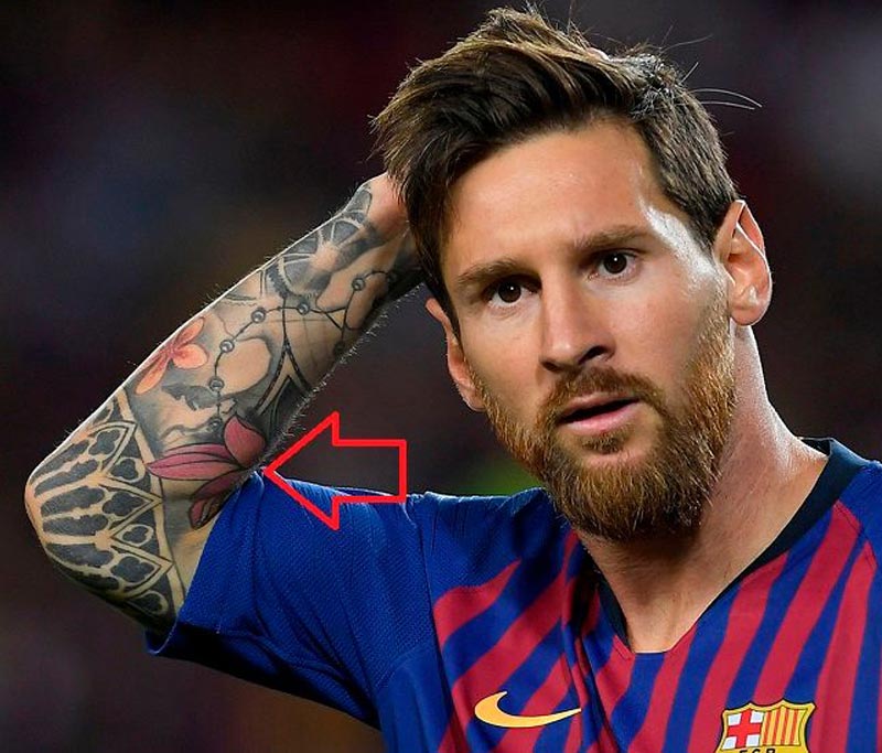 Giải mã hình xăm của Messi: xăm tràng hạt