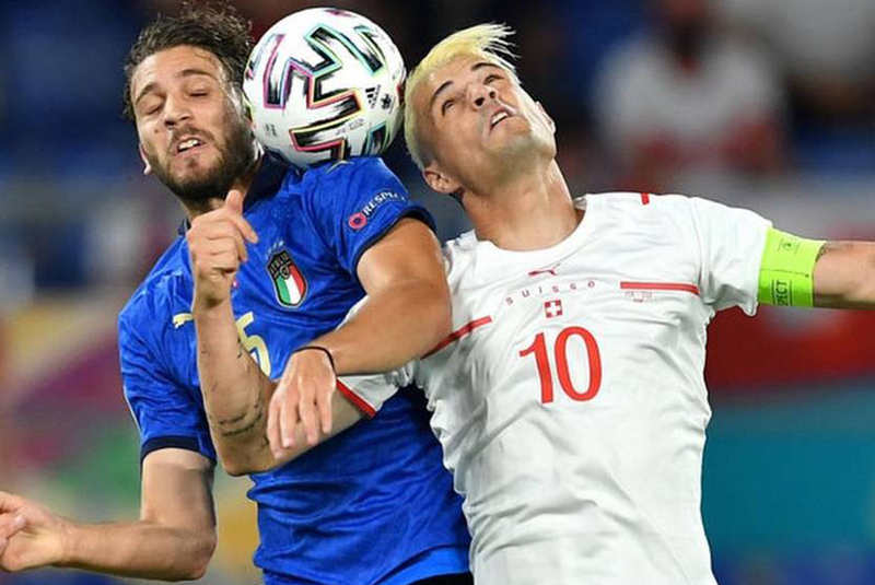 Ý và Thụy Sĩ có lần thứ 2 tái đấu sau EURO 2021