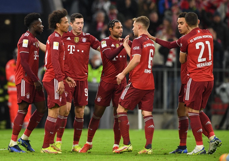 Bayern Munich đang thể hiện sức mạnh khủng khiếp