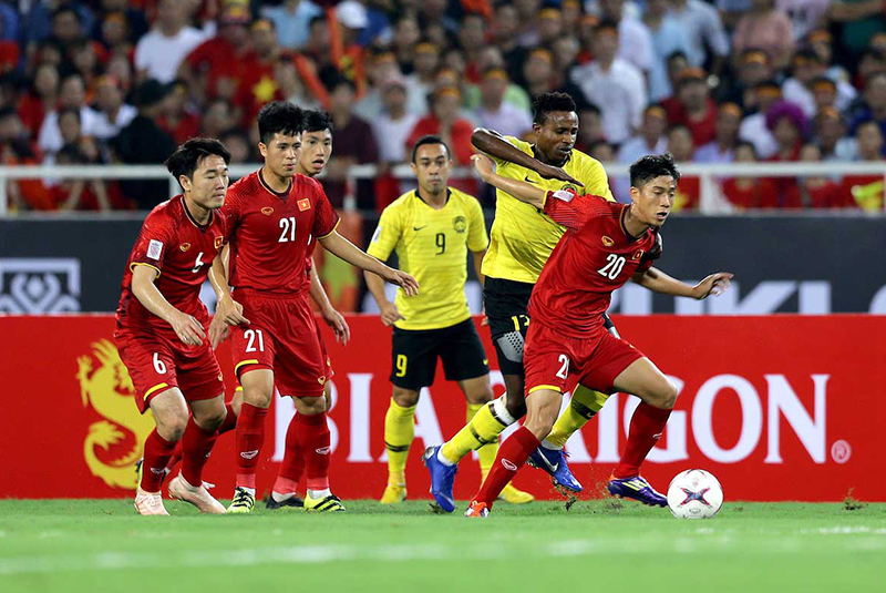 ĐT Việt Nam có thành tích đối đầu vượt trội so với Malaysia